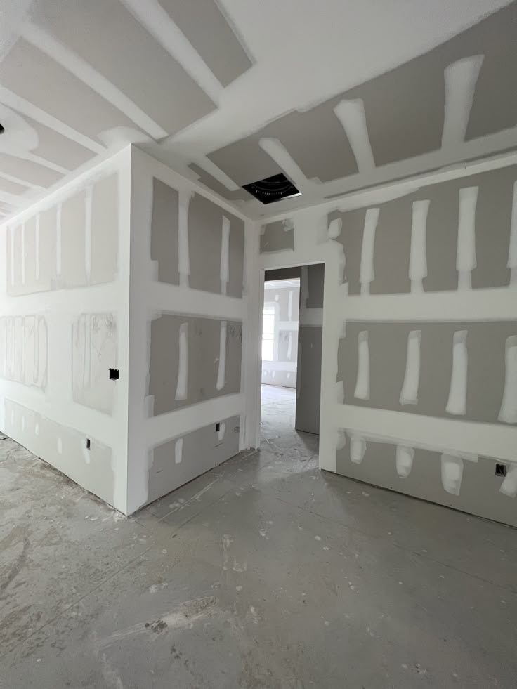 Construção a seco com drywall em apartamento